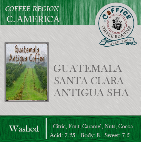 瓜地馬拉~聖塔克拉拉莊園 安提瓜SHG (半磅227g) - 咖啡意識烘焙館 coffice.com.tw