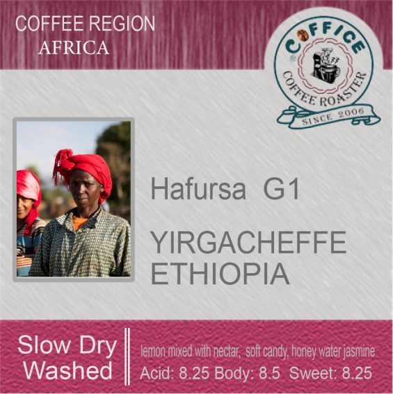 Ethiopia Yirgacheffe Hafursa Slow Dry Washed G1